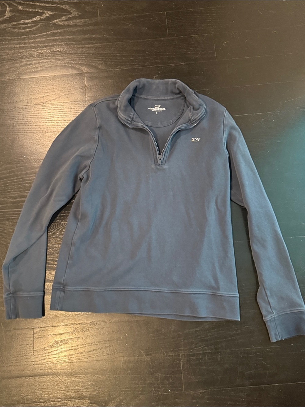 Vineyard Vines Nantucket Blue Quarter-Zip Pullover Sweatshirt